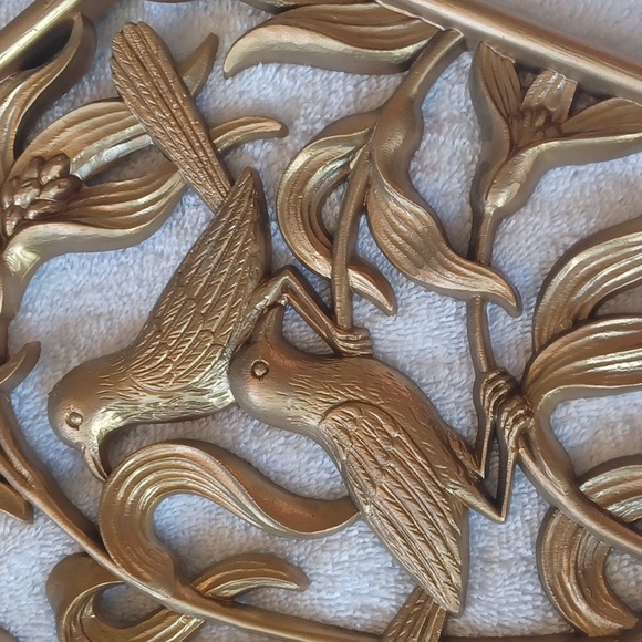 Home Interior wall decor 4 pc. Set birds and flowers - Picture 7 of 7